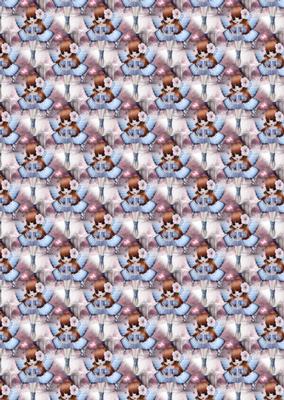 Blue Flutterby Fairy Background 7 Mix N Match
