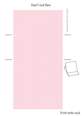 Fairy Easel Card Base 5 Mix N Match