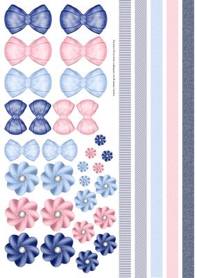 Blue Flutterby Fairy Embelishments Mix N Match