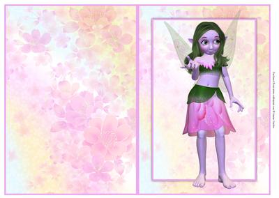Stunning Fantasy Fairy A5 Quick Card