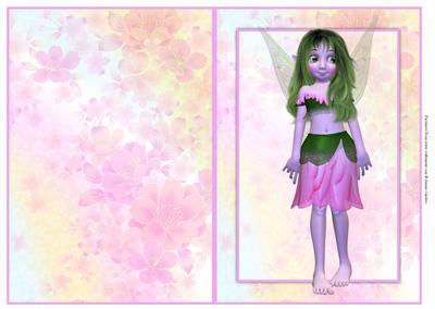 Stunning Fantasy Fairy A5 Quick Card