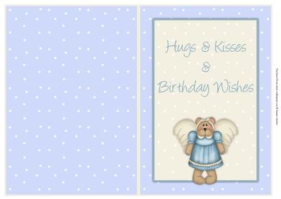 Angel Teddy Quick Card