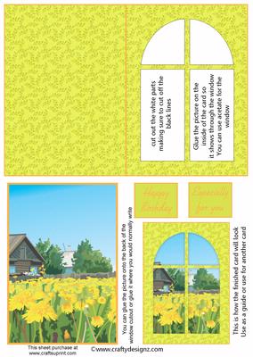 Sunny Days Window Card Kit