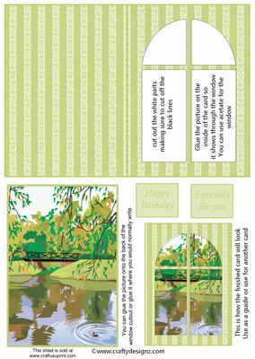 Duck Pond Window Card Kit