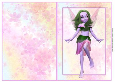 Stunning Fantasy Fairy A5 Quick Card