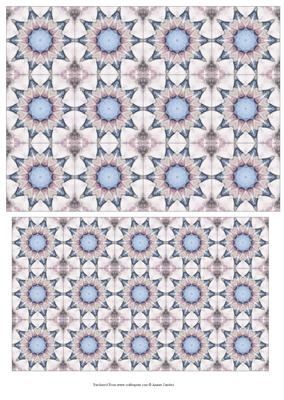 Blue Flutterby Fairy Teabag Tiles 1 Mix N Match