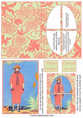 Art Deco Window Card Kit 1
