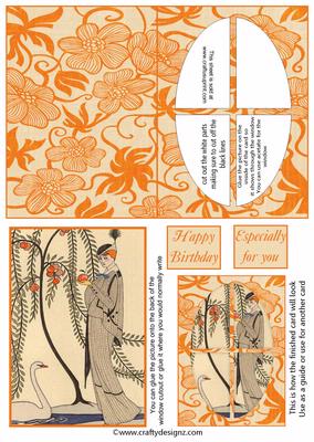 Art Deco Window Card Kit 3