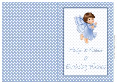 Sweet Blue Angel Quick Card