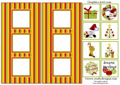 Christmas Dl Card Kit