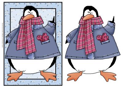 Penguin & Snowballs Card Front