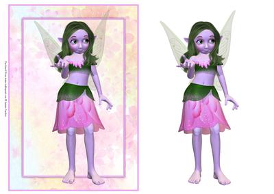 Beautiful Fantasy Fairy Card Front