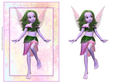 Beautiful Fantasy Fairy Card Front