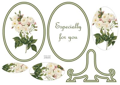 Gorgeous Wild Rose Plate Card Kit