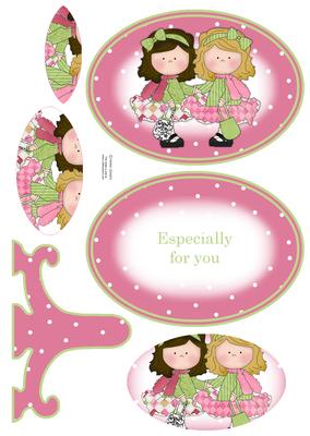 Best Friends Forever Plate Card