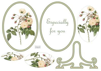 Gorgeous Wild Rose Plate Card Kit