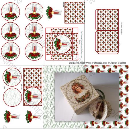 Christmas Candle 3D Bauble & Gift Box Kit