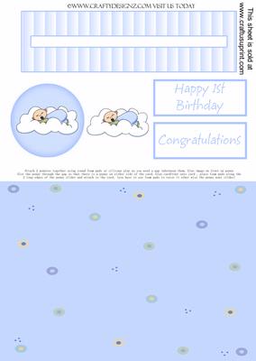 Sleeping Baby Boy Penny Slider Kit