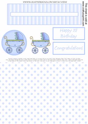 Baby Boys Pram Penny Slider Kit