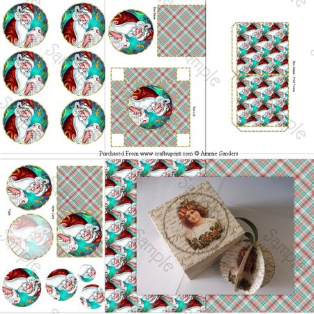 He is Making a List & Checking It Twice Xmas 3D Bauble Kit
