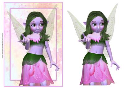 Beautiful Fae Card Front