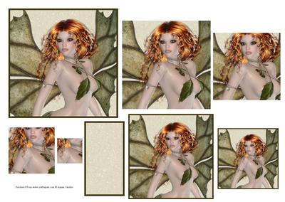 Woodland Fairy Pyramid, Toppers & Text Plate