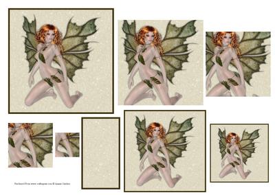 Woodland Fairy Pyramid, Toppers & Text Plate