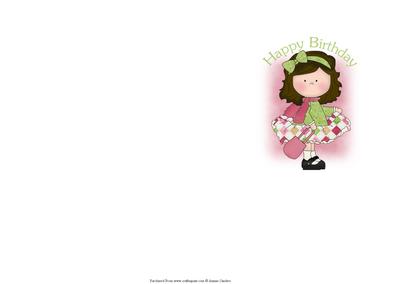 Le Chic Girl Simple & Effective Card