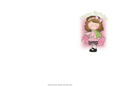 Le Chic Girl Simple & Effective Card