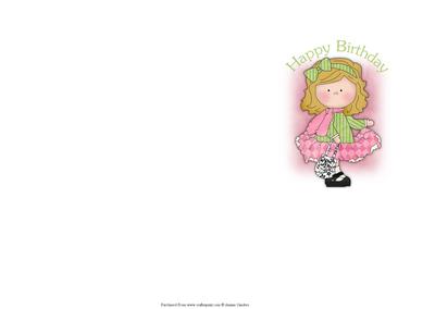 Le Chic Girl Simple & Effective Card