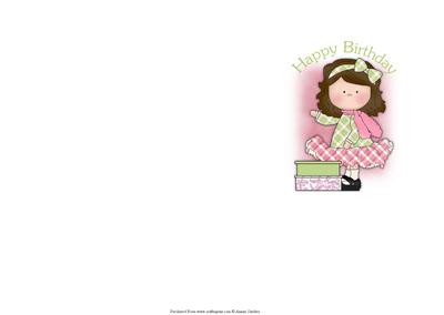 Le Chic Girl Simple & Effective Card