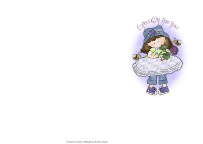 Cloey Loves Purple Simple & Effective Card
