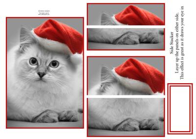 Cute Christmas Cat Side Stacker