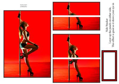 Sexy Pole Dancer Side Stacker
