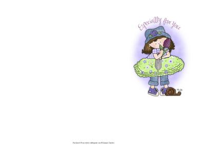 Cloey Loves Purple Simple & Effective Card