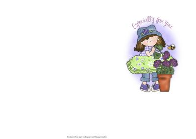 Cloey Loves Purple Simple & Effective Card
