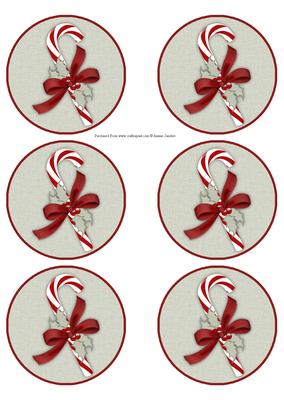 Xmas Candy Cane Christmas Bauble Ornament