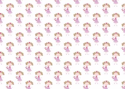 Flower Girl Set 1 Backing Paper