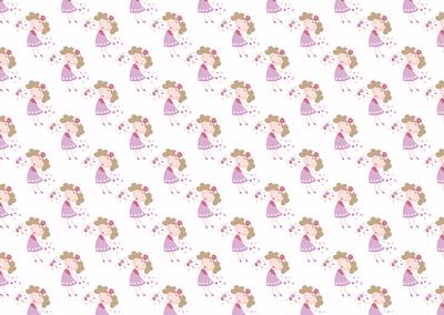 Flower Girl Set 3 Backing Paper