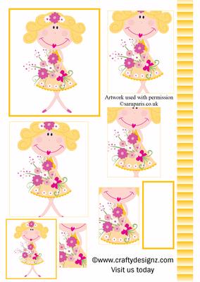 Flower Girl Pyramid Set 4 Plus Extras