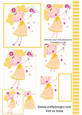 Flower Girl Pyramid Set 5 Plus Extras