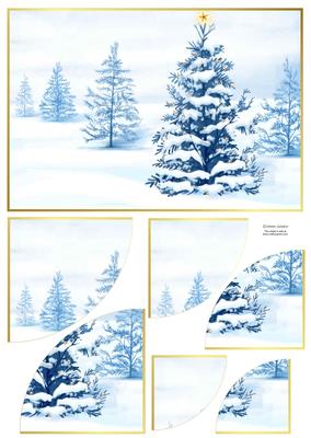 Beautiful Winter Scene 2 Corner Stacker