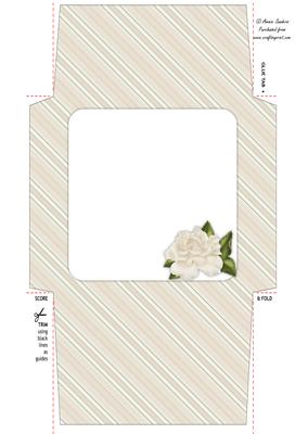 Roses & Pearls 5x5 Envelope 3 Mix N Match
