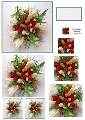 Stunning Floral Display Spiral Pyramid