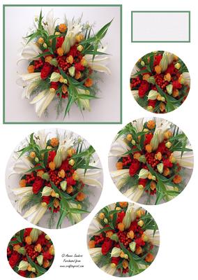 Stunning Floral Display Circle Pyramid