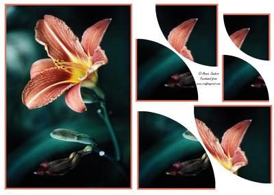 Beautiful Floral 2 Corner Stacker