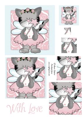 Sweet Fairy Kitty Pyramid