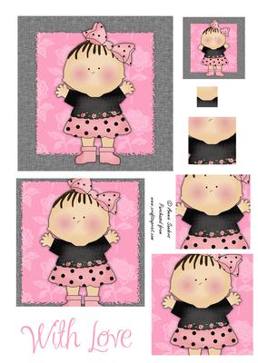 Cute & Girly Baby Girl Pyramid
