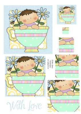 Little Boy in a Teapot Pyramid
