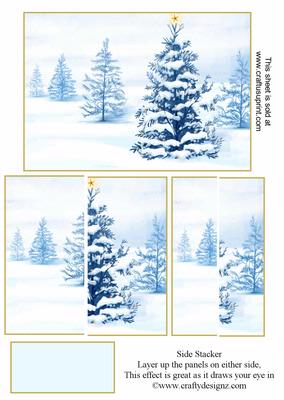 Beautiful Winter Scene Side Stacker
